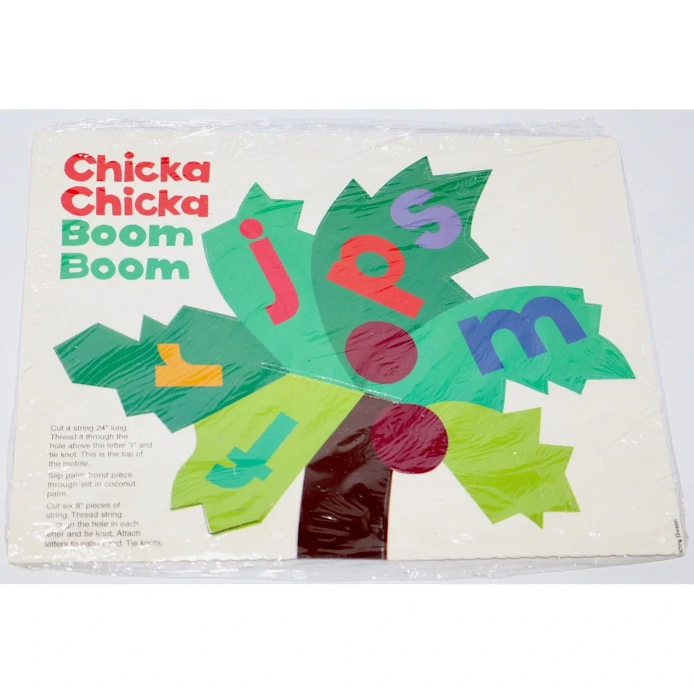 1995 Scholastic Chicka Chicka Boom Boom Classroom Mobile Vintage Decoration  New